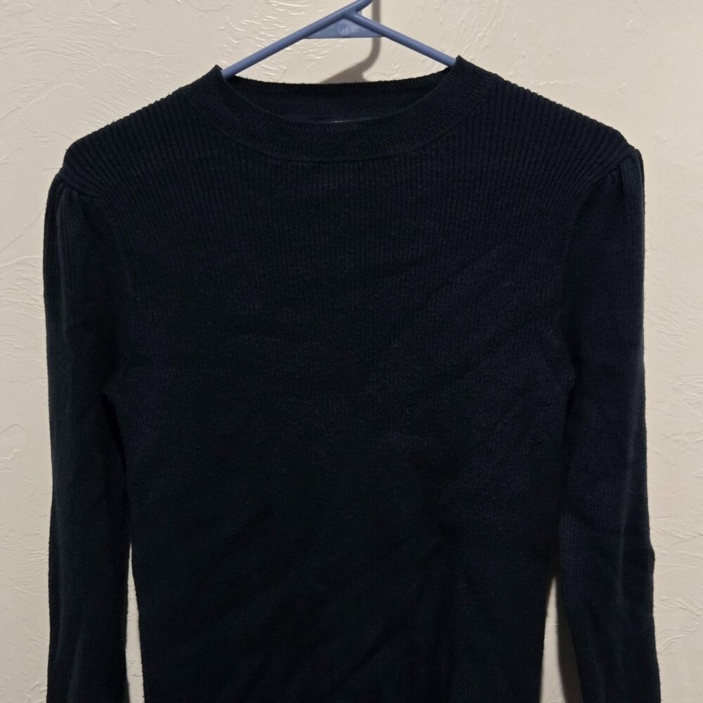 TEAL Women's Sweater Puffy long Sleeves (M) Lightly worn
